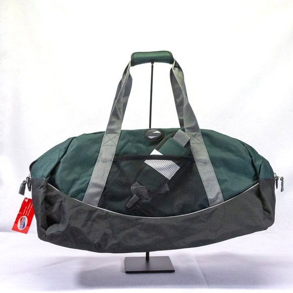 American Tourister Green and Gray Duffel Bag